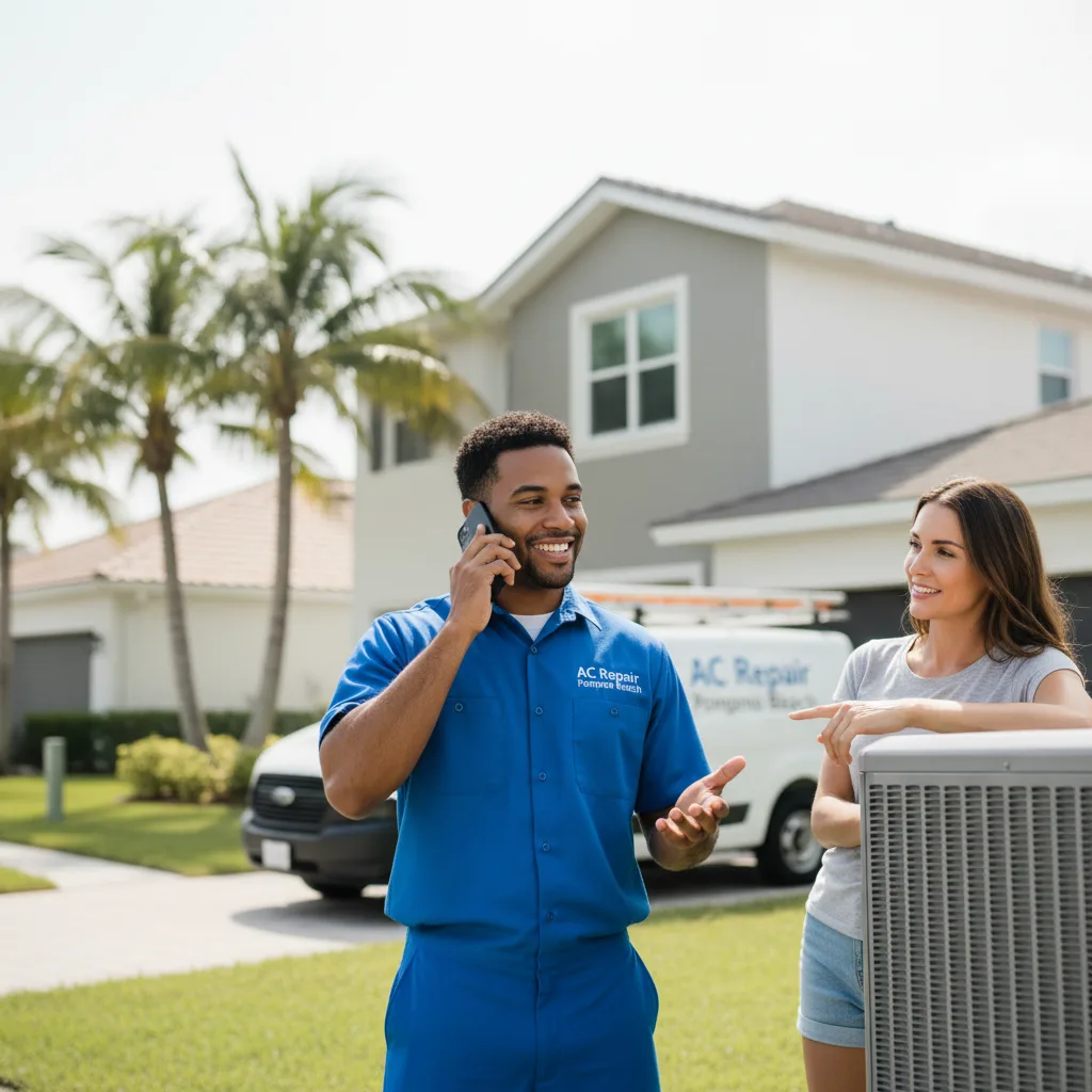 AC Repair Pompano Beach customer support in Davis